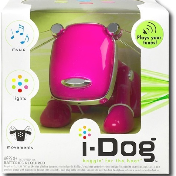 i-dog pink hasbro toy music player speaker rare y2k vintage Deadstock kawaii - Picture 2 of 3